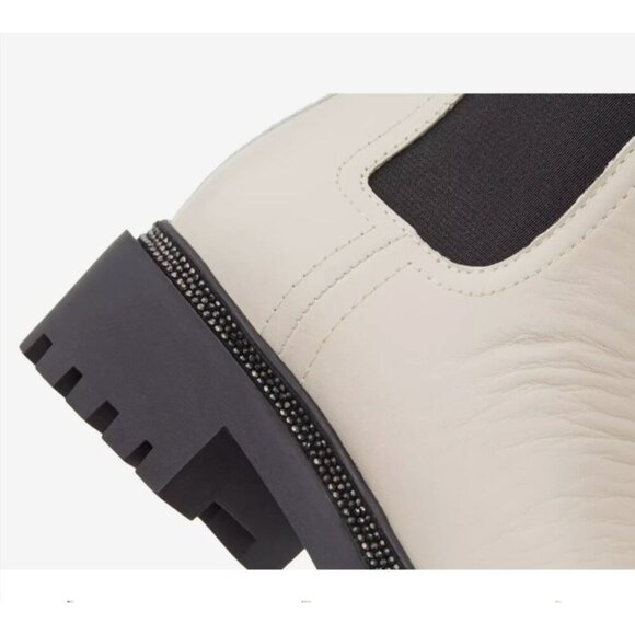 DKNY / Rick / Vanilla Bone & Black / Ankle Boots / Memory foam / Size US Size 1 - Picture 8 of 9